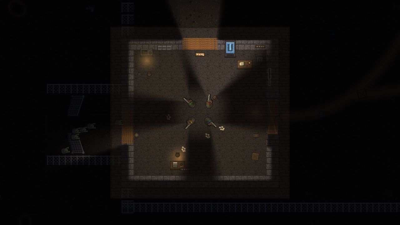 Radar Compound: Dead Air - the squad holding the compound start room, dead at the wire